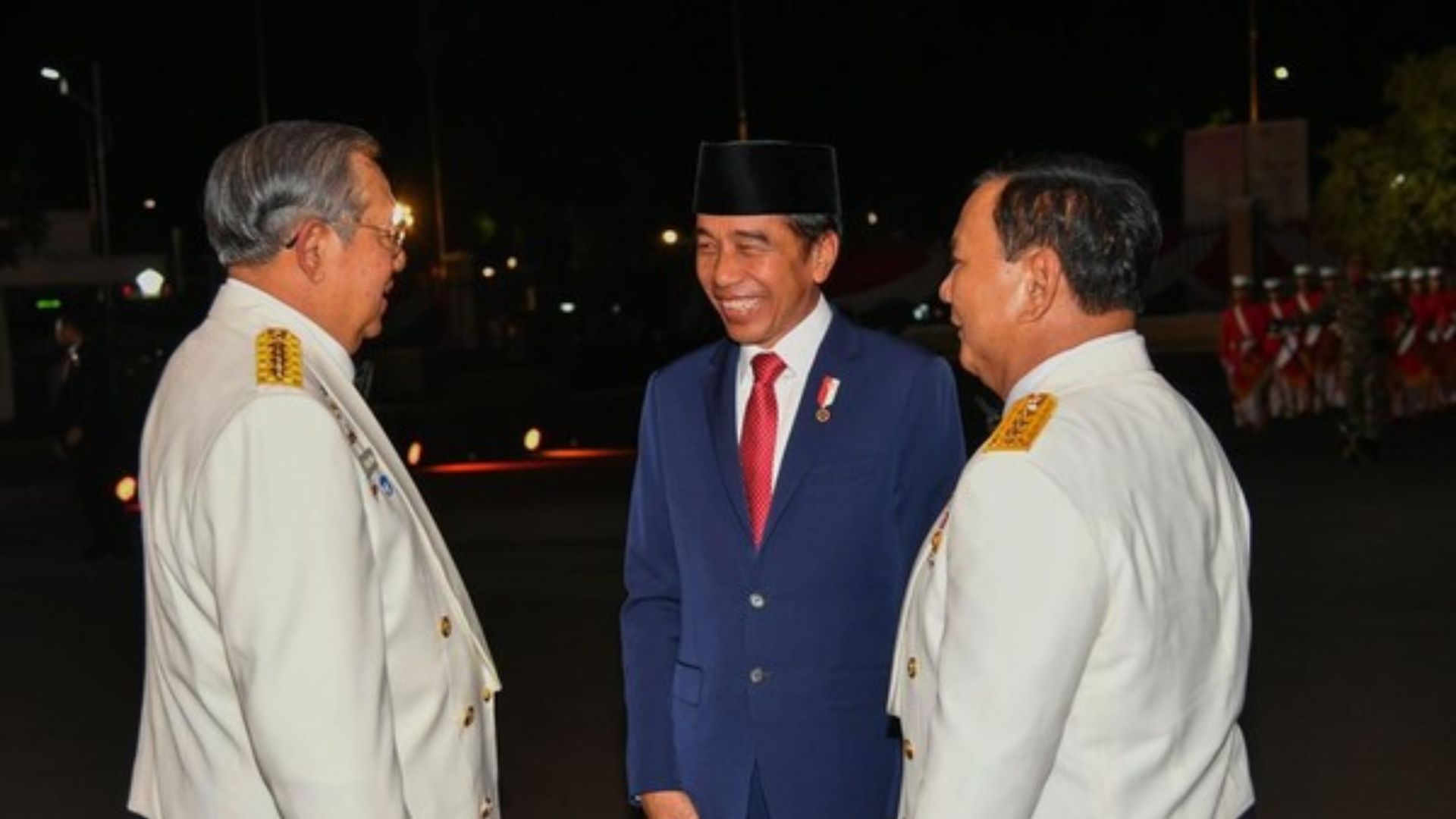 Momen Keakraban Jokowi, SBY dan Prabowo
