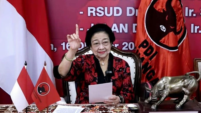 Megawati Disebut Hempaskan tangan Jokowi