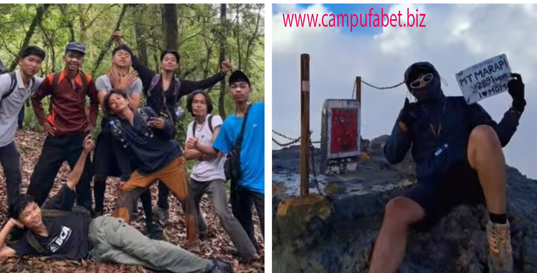 9 Pemuda Nekat Daki Gunung