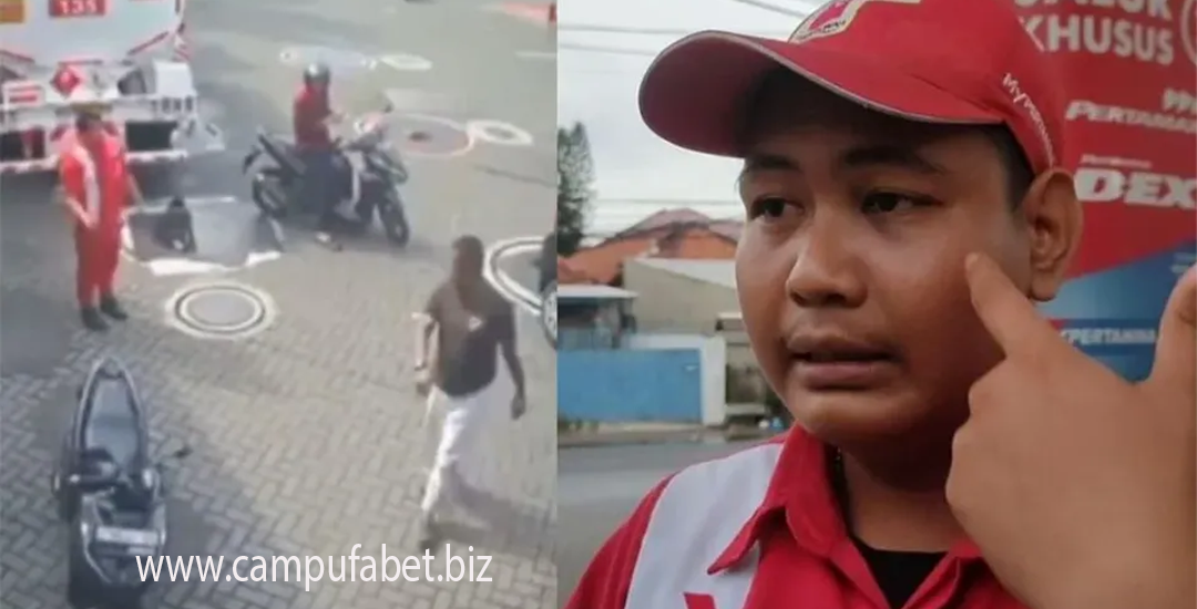 Insiden Petugas SPBU Dikeroyok