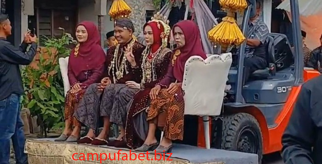Heboh Pengantin di Magelang Diarak Pakai Forklift: Fenomena Unik dan Viral yang Menggemaskan